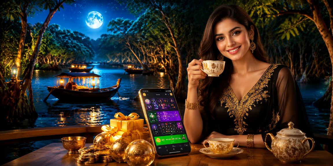 সিলেটের একজন তরুণী মোবাইলে 4499bet প্ল্যাটফর্মে বোনাস অফার দেখছেন